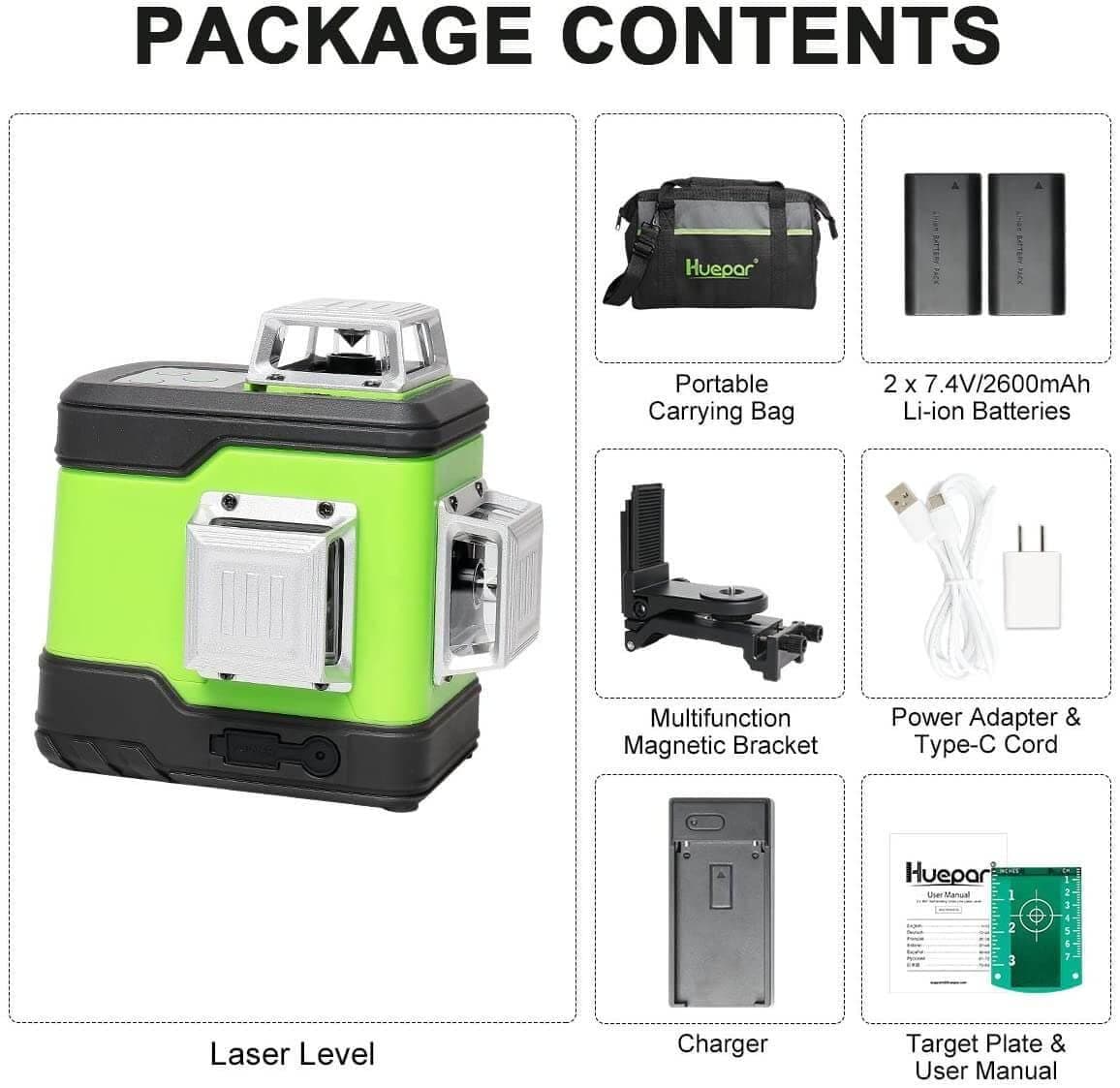 Huepar 503CG Laser Level - Image 9
