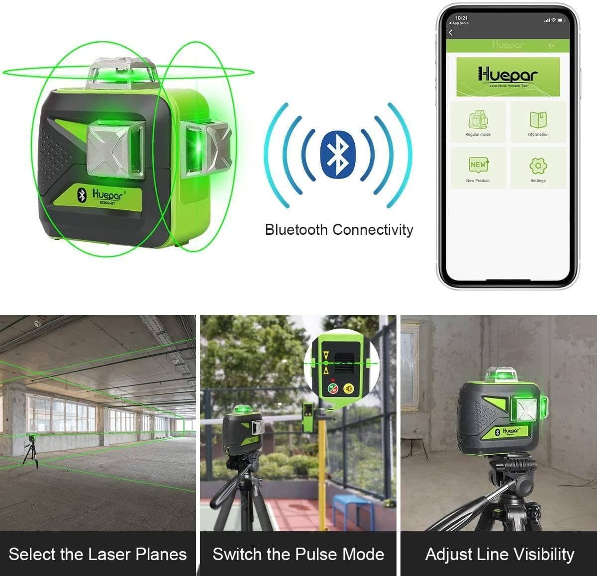 Huepar 603CG-BT Laser Level - Image 3
