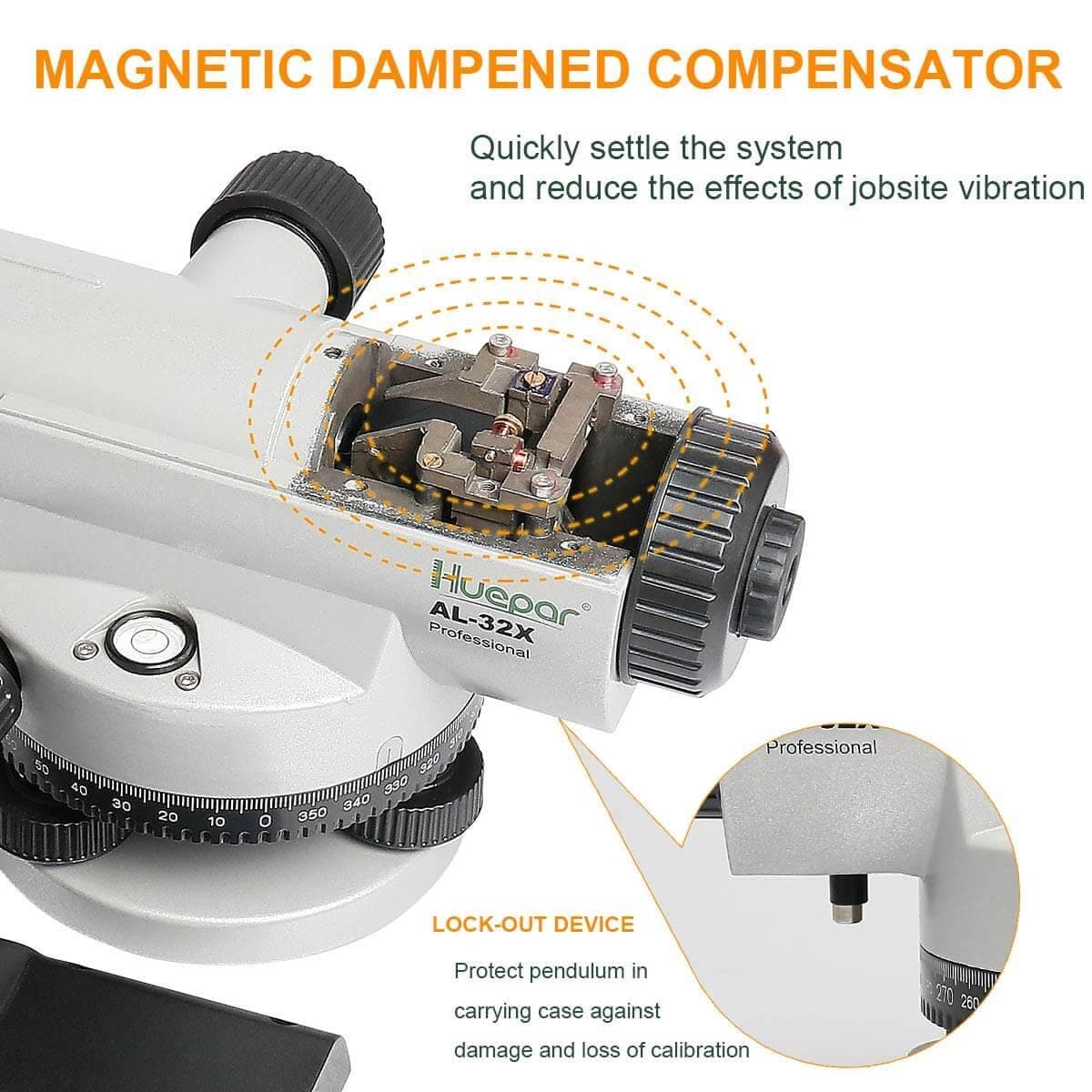 Huepar AL32X - Automatic Optical Level Measuring Tool - Image 4