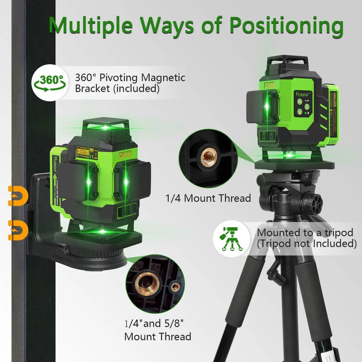 Huepar LS04CG Laser Level - Image 7