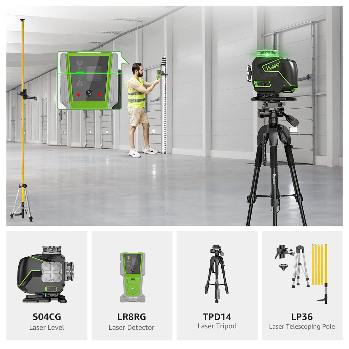 Huepar S04CG Pro Kit